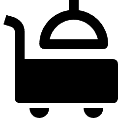 Hotel Food Service Icon from Nova Solid Set