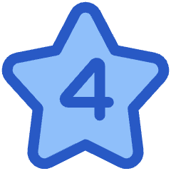 Hotel Four Star Icon from Plump Duo Set