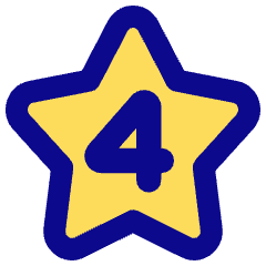 Hotel Four Star Icon from Plump Pop Set