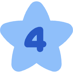 Hotel Four Star Icon from Flex Flat Set