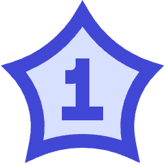 Hotel One Star Icon from Sharp Duo Set