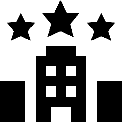 Hotel Premium Icon from Nova Solid Set