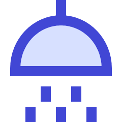 Hotel Shower Head Icon from Sharp Duo Set