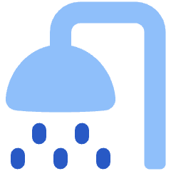 Hotel Shower Head Icon from Plump Flat Set