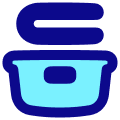 Laundry Basket Icon from Plump Pop Set