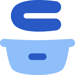 Laundry Basket Icon from Flex Flat Set