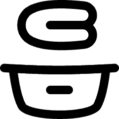 Laundry Basket Icon from Flex Line Set