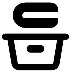 Laundry Basket Icon from Core Remix Set