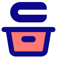 Laundry Basket Icon from Core Pop Set