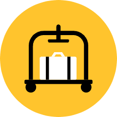 Luggage Cart Icon from Kameleon Pop Set