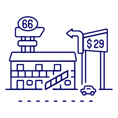 Motel Illustration from UX Line Set