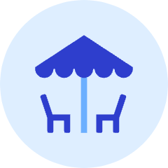 Outdoor Umbrella Chair Icon from Kameleon Duo Set