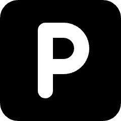 Parking Sign Icon from Micro Solid Set