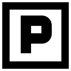 Parking Sign Icon from Sharp Remix Set