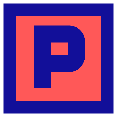 Parking Sign Icon from Sharp Pop Set