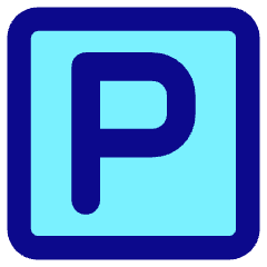 Parking Sign Icon from Core Pop Set
