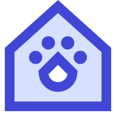 Pet Friendly Hotel Icon from Sharp Duo Set