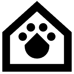 Pet Friendly Hotel Icon from Sharp Remix Set