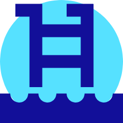 Pool Ladder Icon from Sharp Pop Set