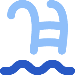 Pool Ladder Icon from Flex Flat Set