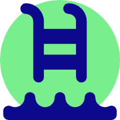 Pool Ladder Icon from Core Pop Set