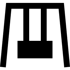 Pool Swing Icon from Sharp Solid Set