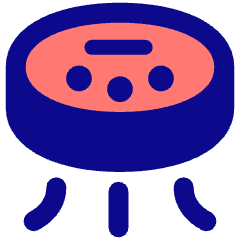 Robot Vacuum Icon from Plump Pop Set