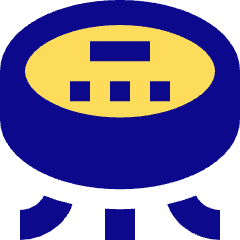 Robot Vacuum Icon from Sharp Pop Set
