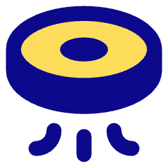 Robot Vacuum Icon from Core Pop Set