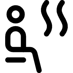 Sauna Room Icon from Core Line Set
