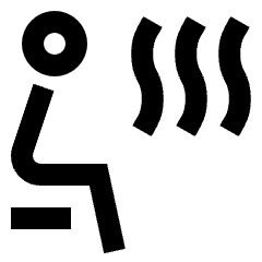 Sauna Room Icon from Sharp Line Set