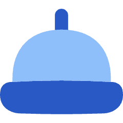 Serving Dome Icon from Flex Flat Set