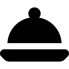 Serving Dome Icon from Core Solid Set