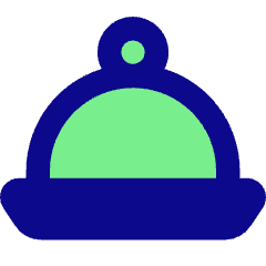 Serving Dome Icon from Core Pop Set