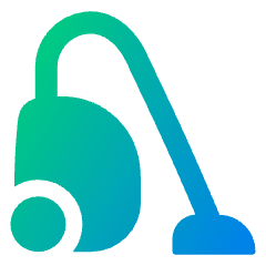 Vacuum Cleaner Icon from Plump Gradient Set