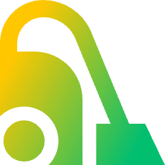 Vacuum Cleaner Icon from Sharp Gradient Set