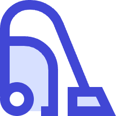 Vacuum Cleaner Icon from Sharp Duo Set