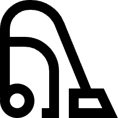 Vacuum Cleaner Icon from Sharp Line Set