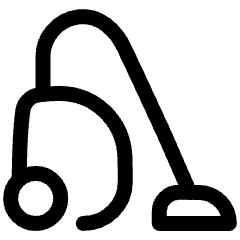 Vacuum Cleaner Icon from Plump Line Set