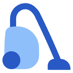 Vacuum Cleaner Icon from Plump Flat Set