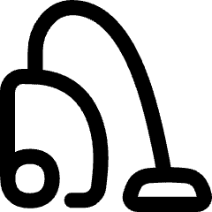 Vacuum Cleaner Icon from Flex Line Set