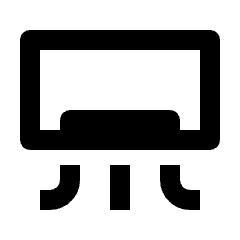 Ac Unit Icon from Outlined Line - Streamline Material Set