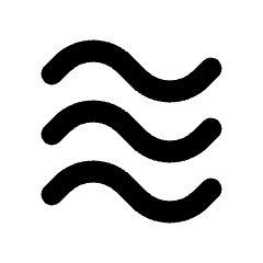 Airware Fill Icon from Rounded Fill - Streamline Material Set