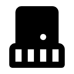 Balcony Fill Icon from Rounded Fill - Streamline Material Set