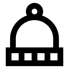 Beanie Icon from Sharp Line - Streamline Material Set