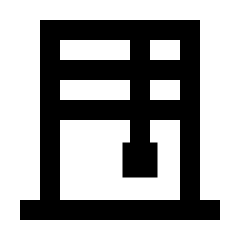 Blinds Icon from Sharp Line - Streamline Material Set