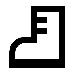 Boots Icon from Sharp Line - Streamline Material Set