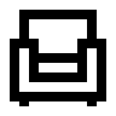 Chair Icon from Sharp Line - Streamline Material Set