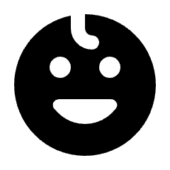 Child Care Fill Icon from Rounded Fill - Streamline Material Set