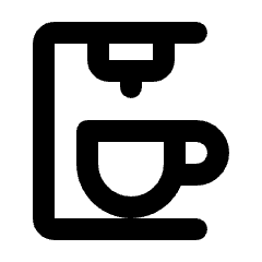 Coffee Maker Icon from Rounded Line - Streamline Material Set